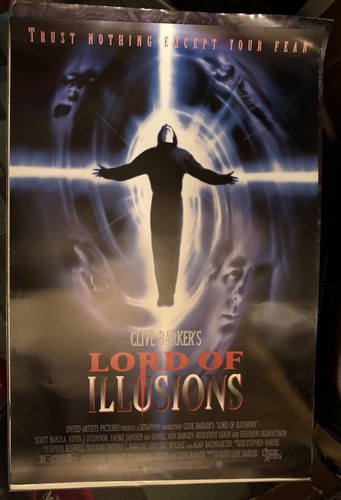 LORD OF ILLUSIONS (1995) Clive Barker, Scott Bakuka SS One Sheet