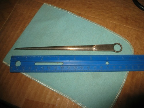 Antiker 7" William Hutton & Sons Fleischspießer Britannia Silberteller - Bild 5 von 5