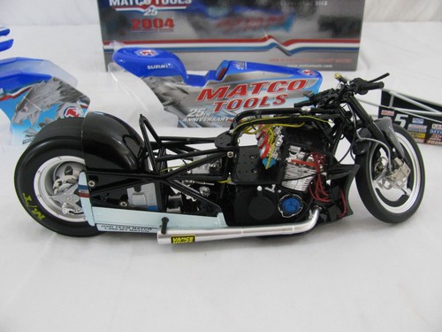 RC2 Diecast Matco Tools 1/9 Scale 2004 Graig Treble Pro Stock Drag Bike New! - Picture 12 of 20