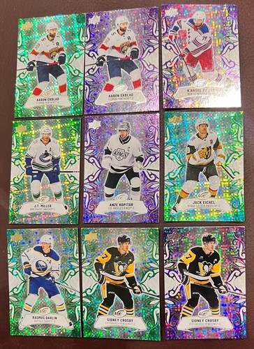 2024-25 Upper Deck ICE Hockey - Emerald Green & Purple Parallels- You Pick! - Picture 2 of 16