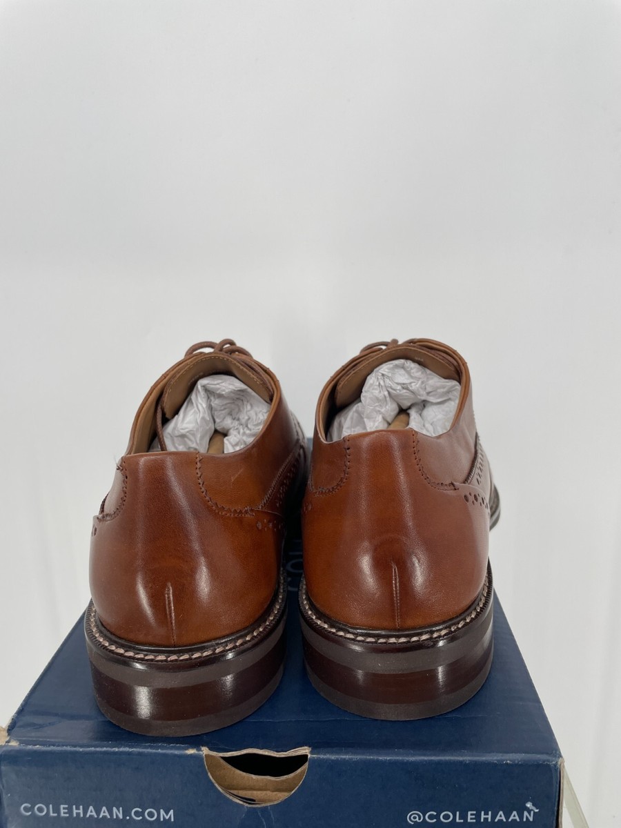 Cole Haan Mens Warren Wing OX Dress Shoes 9M British Tan  display picture 2