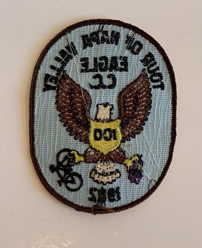 Parche Tour of Napa Valley Eagle Cycling Club 1982 Souvenir 100 - Imagen 2 de 4