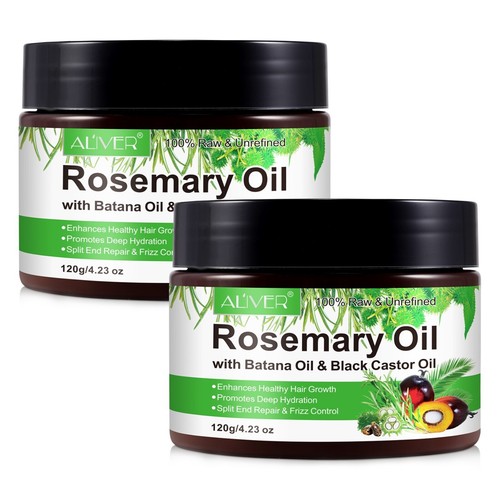 Aceite de romero aceite de batana aceite de ricino aceite de ricino 3 en 1 crecimiento del cabello vegano prensado en frío - Imagen 11 de 12