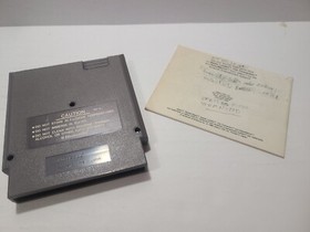 Racket Attack Nintendo NES Authentic Game Cartridge and Instruction Manual READ