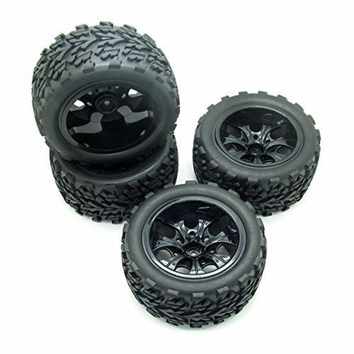 1/10 RC Auto Monstertruck Räder Reifen Set für Ecx Ruckus Ftx Carnage Redcat - Bild 3 von 3