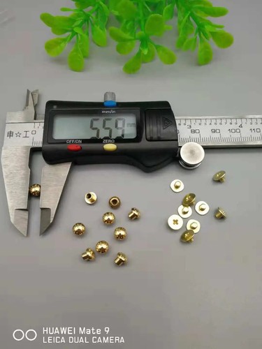 Leather Rivets Double Cap Rivet Copper Metal Studs For DIY Craft - Picture 18 of 54