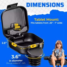 Car Seat Console Kids Integral for Organizer Base Holder Upgraded Storage Small