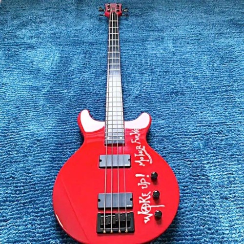 Esp J Tvb Luna Sea Model J Red Color Electric Bass Guitar With Gig Case Ebay