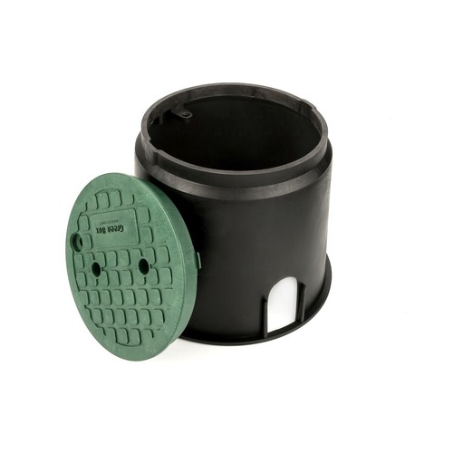 Ventilschacht Ventilbox mit Deckel rund 10" Kugelhahn Behälter Rain Bird Schacht - Picture 2 of 12