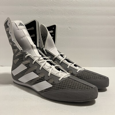 Adidas Boxing Box Hog 4 Core Grey White Shoes Men s Size 13 HP9611