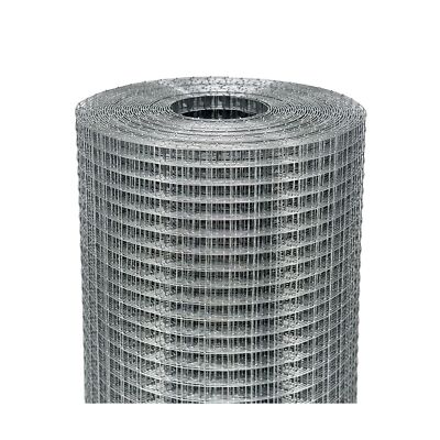 Hardware Cloth 1/2 in. x 4 ft. x 100 ft. 19-Gauge, Wire Mesh Roll, Chicken Wi...