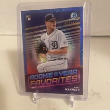 2022 Bowman - Rookie of the Year Favorites  Blue Mojo Refractor #ROYF-8 Matt...