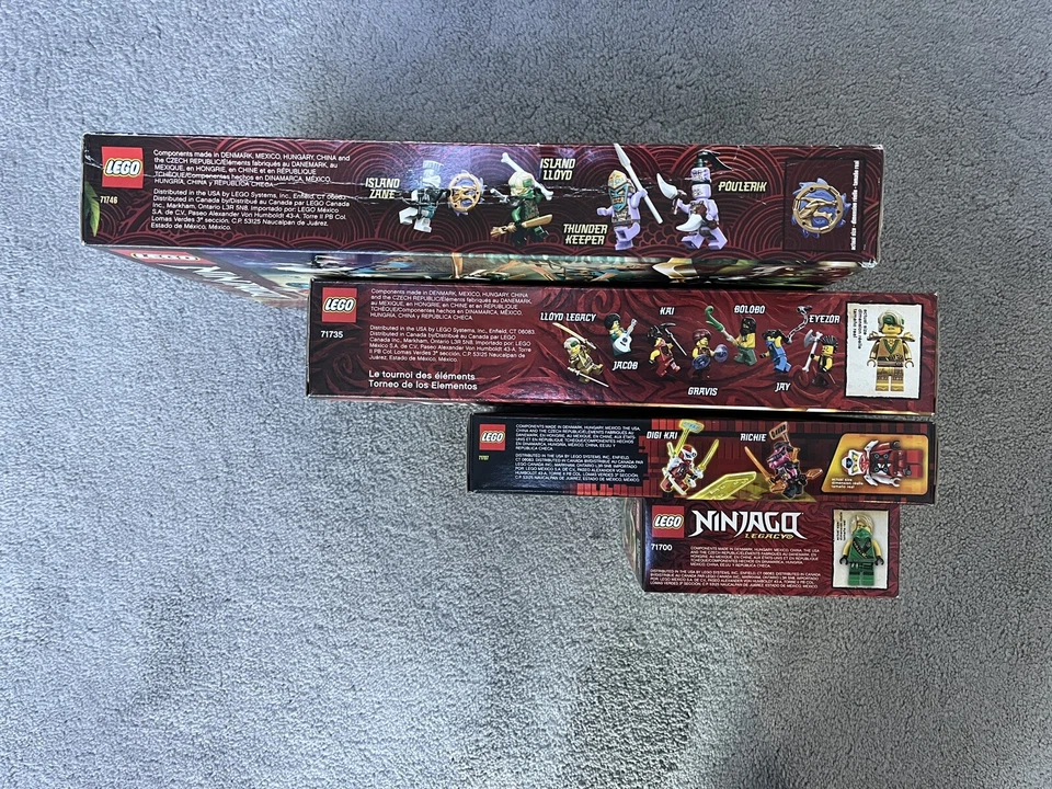 LEGO Ninjago Sets (71700, 71707, 71735, 71746) New & Sealed - Image 2 of 4