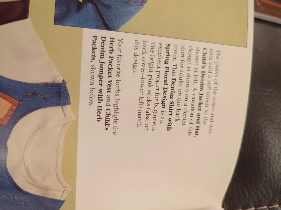 Cinta de seda de temporada bordada patrones artesanales proyectos de Indygo Junction Foto 4 de 4