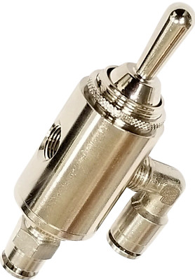 airmaxxx 3/8 Line Manual Air Ride Valve 3 Position Toggle Switch Fill + Dump