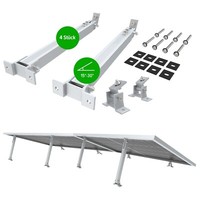 4X Nuasol AufstäNderung 15-30° Solarmodul Halterung Balkonkraftwerk Flachdach Pv