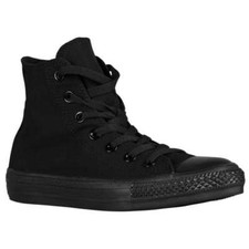 Converse All Star Hi Triple Black Monochrome High Chuck Taylor All NEW