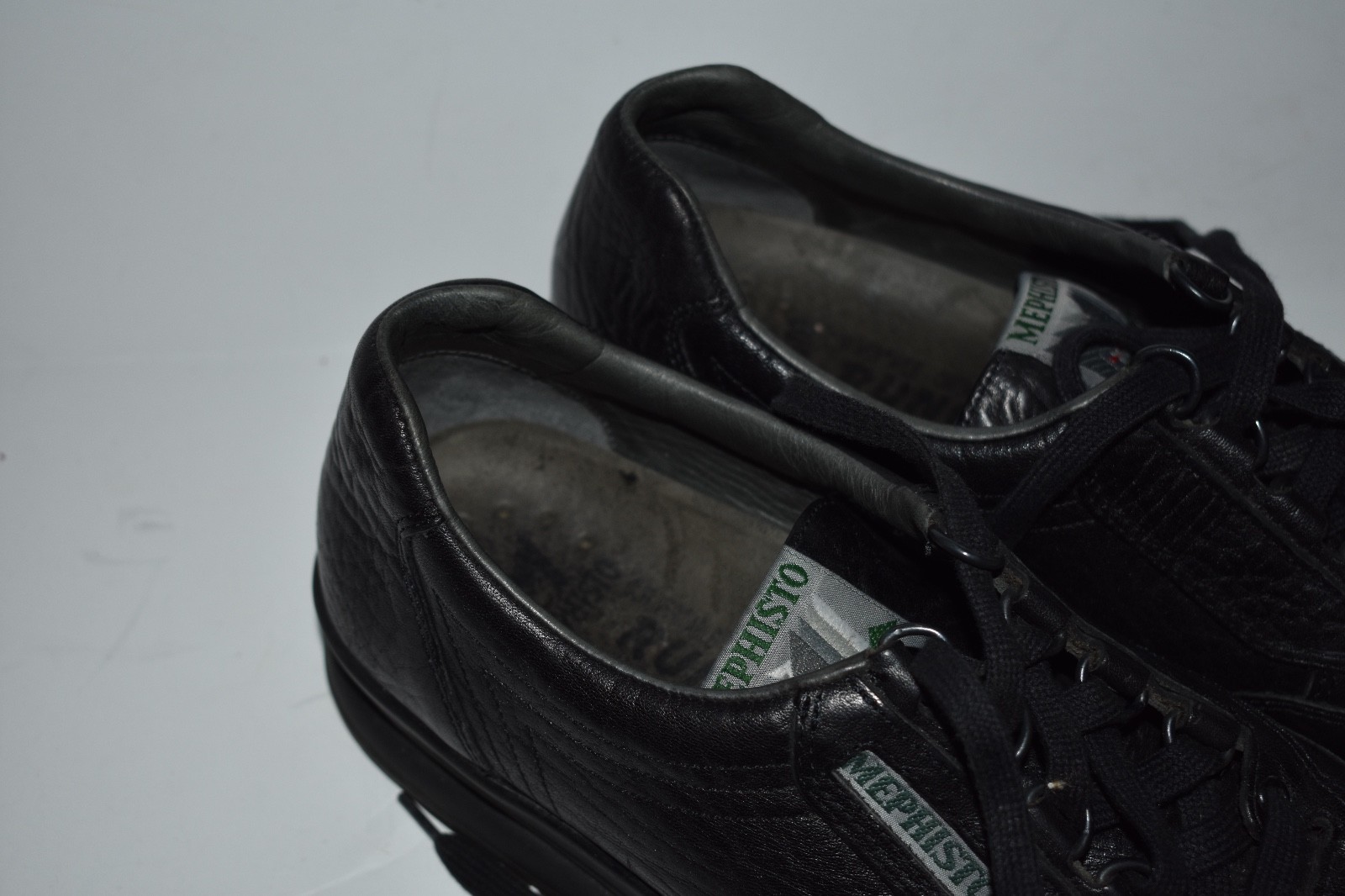 Mephisto tamaño escorrentía para mujeres tamaño Mephisto 9 Negro Cuero Tenis Casuales Zapatos para Caminar Match 22d4bd Mephisto tamaño escorrentía para mujeres tamaño Mephisto 9 Negro Cuero Tenis Casuales Zapatos para Caminar Match 22d4bd