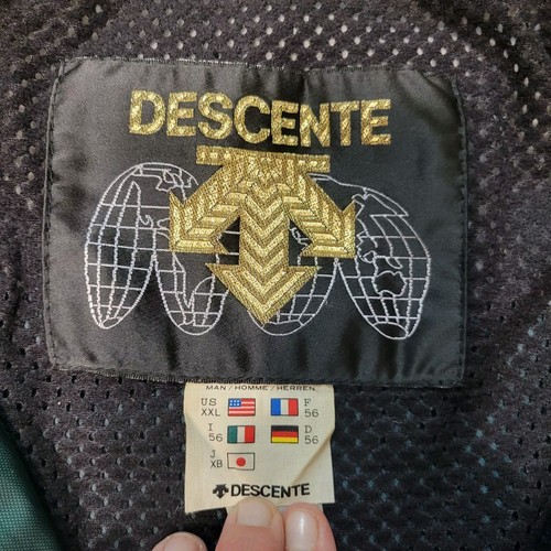 Chaqueta De Colección Descente Para Hombres XXL Verde Esmeralda Esquí Nieve Parka Invierno Abrigo Retro - Imagen 9 de 22