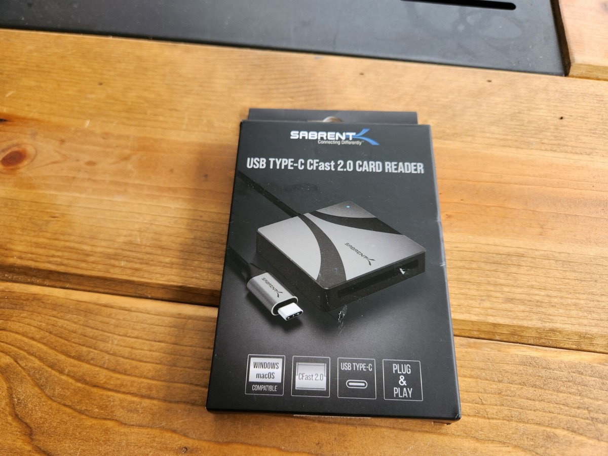 SABRENT USB Type C CFast Card Reader [CR-CF20]