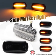 Dynamic LED Side Marker Turn Signal Lights For Honda Accord City Civic Acura RSX