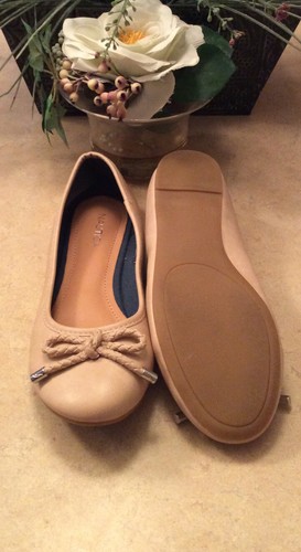 New Nautica Solana Beige Leather Ballet Flats Size 6.5, $75 - Picture 9 of 9