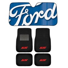 New Red Ss Racing 4pc Carpet Car Truck Floor Mats Ford Blue Auto Sunshade New Red Ss Racing 4pc Carpet Car Truck Floor Mats Ford Blue Auto Sunshade