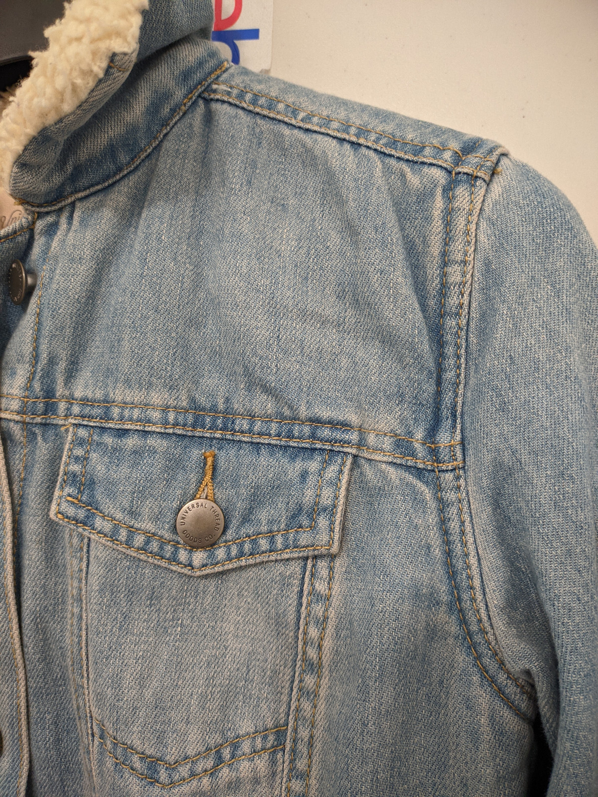 Universal Thread Jacket Womens Small Blue Denim J… - image 4