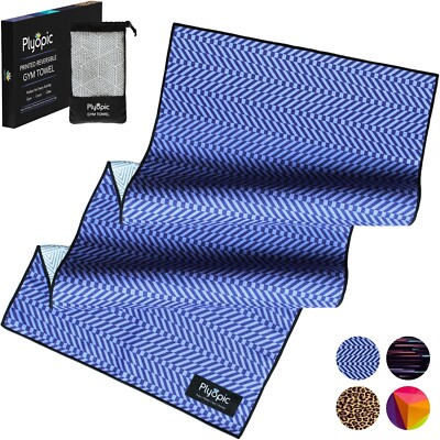 ULTRALITE FITNESS HANDTUCH von PLYOPIC - Schwitztuch für Fitness Workout Training Sport