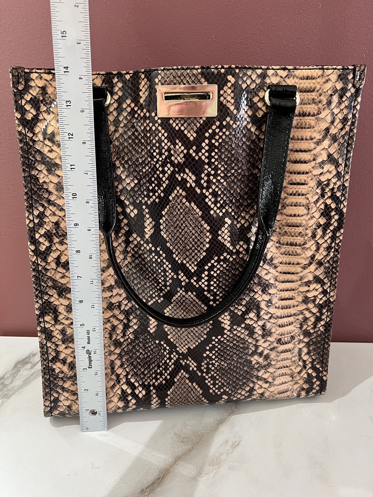 Kate Spade York Millenium Park Pacey Python Snake… - image 4