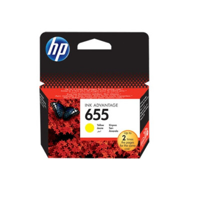 Original HP 655 gelb DeskJet Ink Advantage 3525 4615 4625 5525 OVP DATUM 09/2020