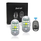 Motorcycle Wireless Remote Control LED Strobe Light Flash Turn Signal Indicator