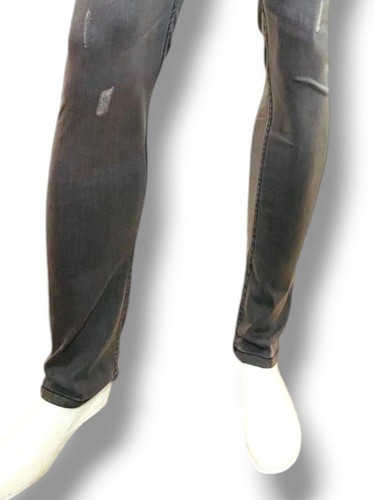 Mens Slim Fit Jeans Denim Branded Distressed Stretchy Pants New Ripped Trousers - Picture 4 of 8