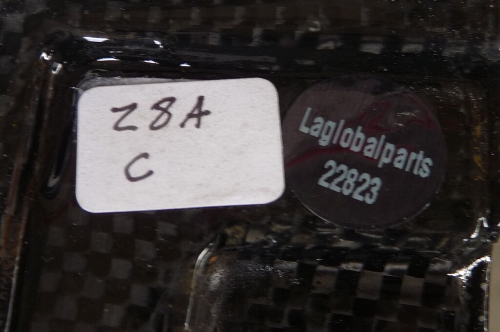 2008 Bugatti Veyron 16:4 Left Rocker Molding Carbon Fiber Cover 5B0803099A OEM