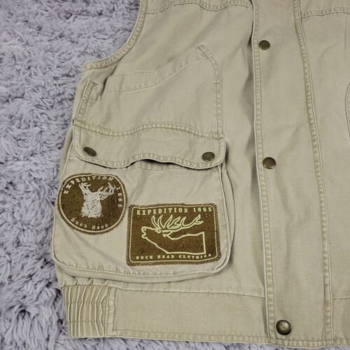 Duck Head Expedition 1865 Men's Medium Outdoor Hunting/Fishing Vest Cotton - Picture 2 of 9