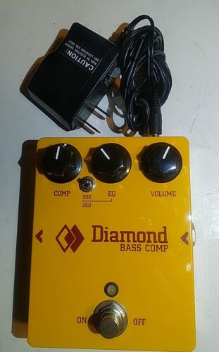Diamond Pedals Bass Comp/EQ Pedale per chitarra effetto compressore con adattatore LN - Foto 6 di 6