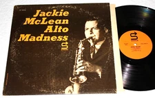 JACKIE McLEAN - Alto Madness  (1965 Status Label / Mono Vinyl LP)