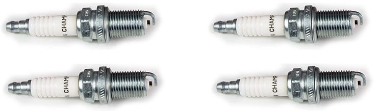 LAND ROVER LR3 2005-2009 V8 OEM CHAMPION ENGINE SPARK PLUG SET OF 4 LR005253