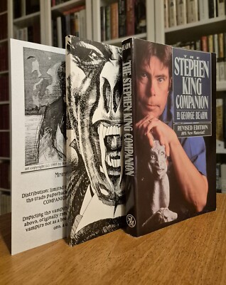 Super Rare Signed Stephen King Companion By George Beahm With Limited Ed. Extras