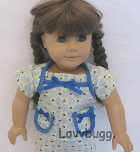 Pajamas w Slippers Repro for American Girl 18 Molly Doll Clothes FREESHIP ADDS! - Picture 2 of 11