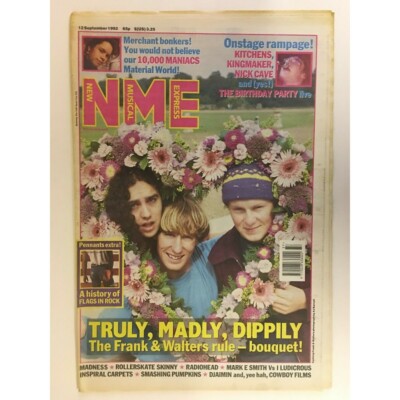 NEW MUSICAL EXPRESS NME MAGAZINE  12 SEPTEMBER 1992  MADNESS    LS