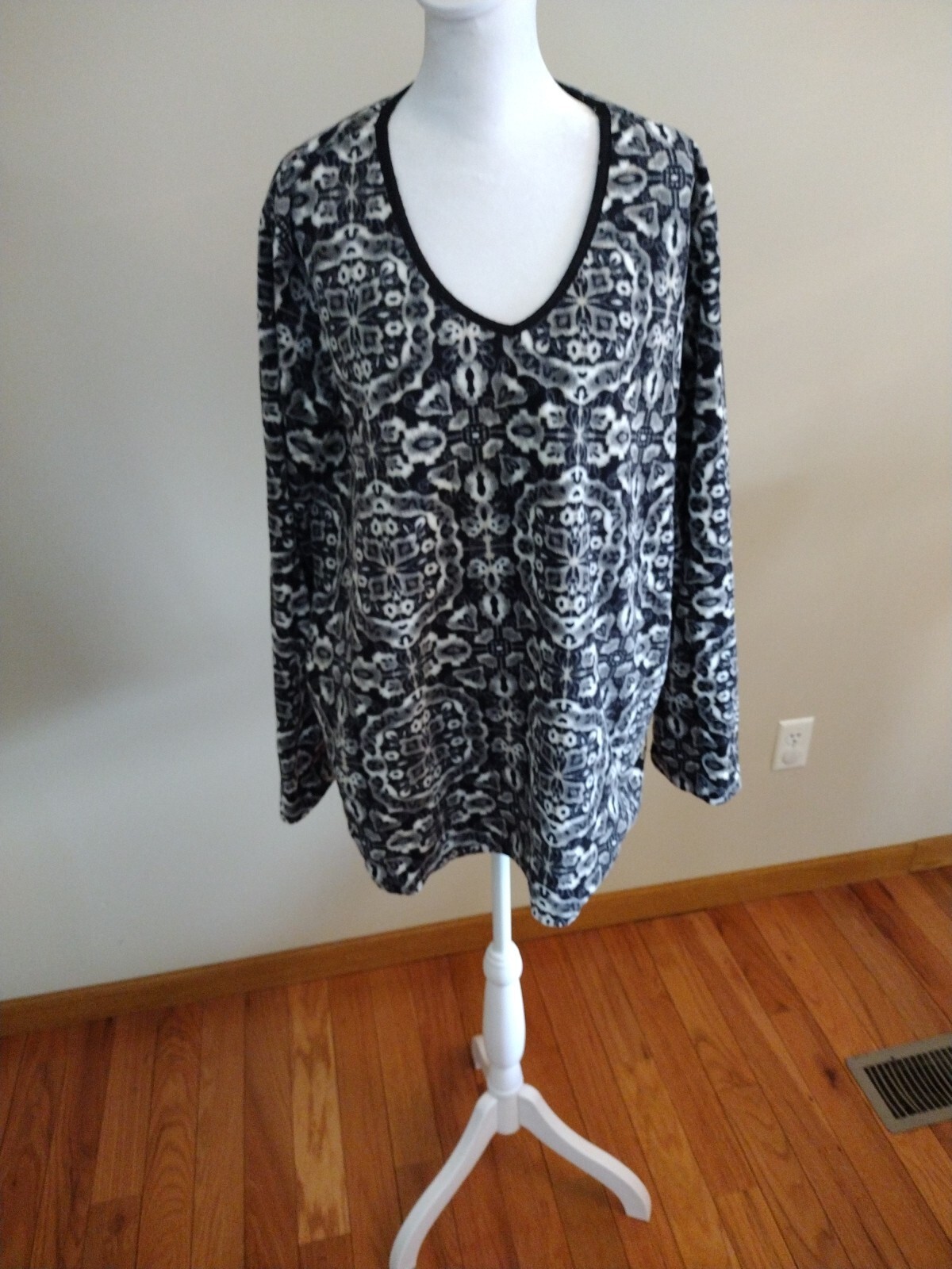 Basic Editions Women's 2xLarge Multicolor Floral … - image 2