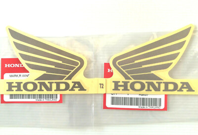 ORIGINAL Honda-CB300 Wing Flügel-9cm-SILBER/TRANSPARENT-T2-Sticker-Aufkleber-90