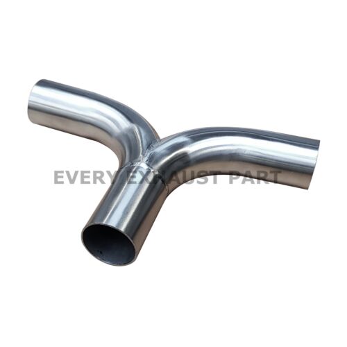 Exhaust Y-Piece Tee Piece 42mm Stainless Steel T304 Mandrel Bend Custom Pipe - Picture 1 of 2