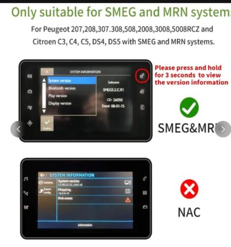 Peugeot apple carplay & android auto wireless for 208 2008 308 508 partner -SMEG - Picture 6 of 10