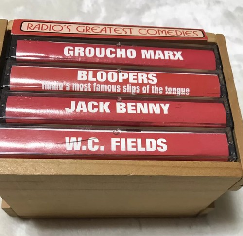 Best Of Old Time Radio Greatest Comedies 4 Cassettes Groucho Marx Jack Benny Use - Picture 2 of 7