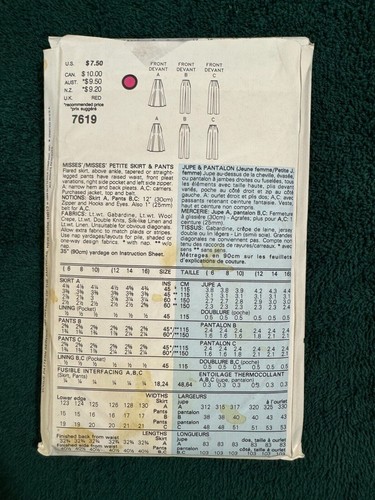 Vogue Patterns ~ CUT PATTERNS are all Size 6-10 ~ * ~ * ~ * ~ * Listing 1378 - Picture 33 of 37