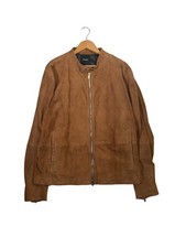 Theory Wynwood Radic Suede Sandstorm Jacket Size Xxl