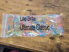 Lite Brite Ultimate Classic Oval Replacement Pegs Pins Multicolor Pack