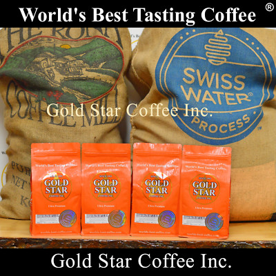 4 lb Hawaiian Kona Swiss Water Decaf coffee - Best Tasting Decaf in the world!